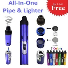 All-in-1 Pipe Windproof Click Butane Refillable Torch Lighter Click-N-Hit picture