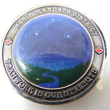 ROYAL CANADIAN MOUNTED POLICE MANITOBA NORTH DISTRICT CHALLENGE COIN picture