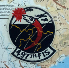 Patch , 497th tfs patch , 497 th squadron patch vietnam war patch , t1 picture