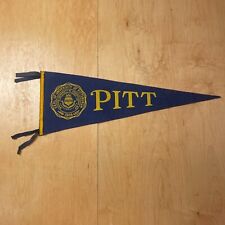 Vintage 1950s University of Pittsburgh 8x24 Felt Pennant Flag picture