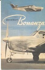 Early Beechcraft Bonanza sales brochure and paperwork circa 1947 picture