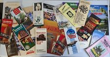 Lot of 22 Travel Maps, Guides & Sightseeing Tours Pamphlets 80's - 00's picture