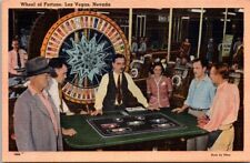 Las Vegas Nevada NV Postcard Wheel of Fortune Gambling Vintage Postcard picture