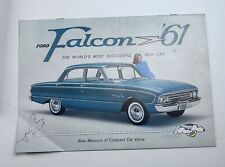 Ford Falcon 1961 Car Brochure Snoopy Peanuts Cartoons  picture