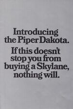 1978 Piper Dakota Aircraft ad 12/16/2023a picture