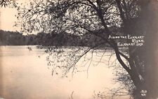 RPPC Elkhart River IN Indiana c1913 Brooks Brown BB Photo Postcard D40 picture