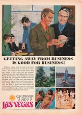 Visit Las Vegas Vacation Business Trip 1970'S Print Advertisement picture