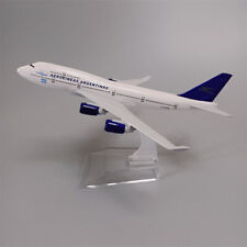 Airplane Model Plane Air Aerolineas Argentinas Boeing B747 Aircraft Model 16cm picture