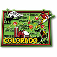Colorado Colorful State Magnet by Classic Magnets, 3.2