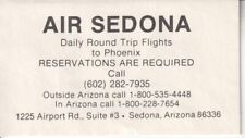Air Sedona timetable 1988/06/01 picture