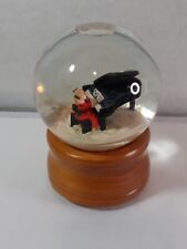 Vintage RARE Horizons Snow Globe Girl Playing Piano Unknown Tune picture