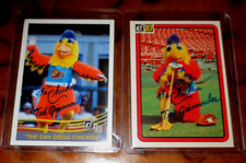 Lot of 3 Ted Giannoulas signed autographed cards San Diego Chicken mascot Padres picture