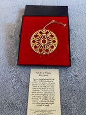 Washington National Cathedral Ornament West Rose Window Christmas Ornament 1998 picture