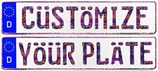 Custom European German License Plate - Customize Your Plate picture