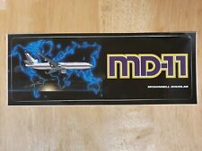 VINTAGE 1980s MCDONNELL DOUGLAS MD-11 Bumper AIRCRAFT STICKER DECAL NEW picture