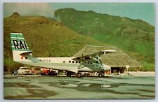 Vintage Postcard Plane DeHavilland Canada DHC-6 Twin Otter Chrome ~13706 picture