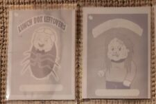 LOT of 2: PRINTING PLATES 2018 SSFC LUNCH BOX LEFTOVERS LBLO SP CHASE (1/1) RARE picture
