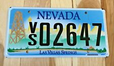 Nevada Las Vegas Springs License Plate  picture