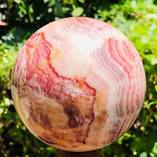 3.67LB Natural red stripe pork stone quartz crystal ball Treatment Point Healing picture
