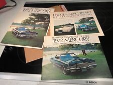 3 1972 Mercury Brochures For MARIO picture