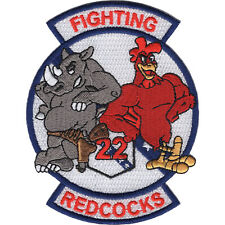 VFA-22 Fighting Redcocks Patch - Rhino Strike Fighter Squadron picture