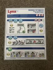 Lynx Air Safety Card Used picture
