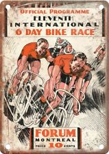 Vintage Montreal Canada Cycling Ad Reproduction Metal Sign B698 picture