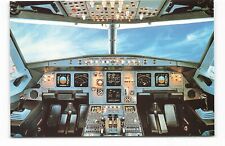Postcard Airline CROATIA AIRLINES Airbus A319 Cockpit CC9. picture