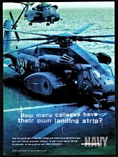 2003  SIKORSKY CH-53E Super Stallion Helicopter U.S. NAVY Carrier Recruiting AD picture