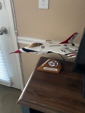 USAF F-16C Falcon Thunderbird wooden carved handcrafted model-made In Philippine picture