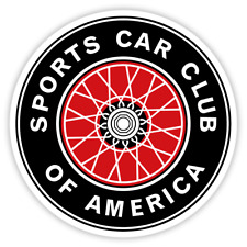 SCCA sports car club of America sticker decal 4