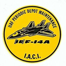 Vintage Grumman Aerospace Sticker IIAF Periodic Depot Maintenance IR F-14A IAC 1 picture