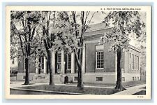 c1930's U.S. Post Office Building Napoleon Ohio OH Unposted Vintage Postcard picture