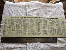 AC Spark Plug Small Parts Display Rack Chart Domestic Cars & Trucks picture