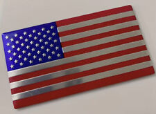 American Flag Metal Sticker 3-D Car Truck SUV Durable / Self Adhesive Backing picture