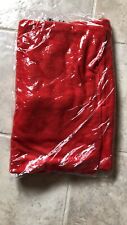 AIR FRANCE red fleece airline blanket current issue travel throw 36 x 52 NEW picture