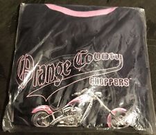 New Sealed Orange County Choppers OCC  Extra Small XS Black and Pink Tank Top picture
