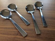 Delta Air Lines Soup Spoons Set Of 4 Inflight Cabin Service - Vintage Silverware picture