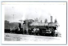 c1950's Central New England 12 Baldwin Locomotive Train RPPC Photo Postcard picture