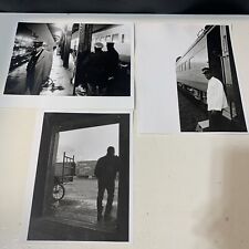 Vintage Train Photographs Conductors And Attendents, Train Stations, 8”x10” 9”x7 picture