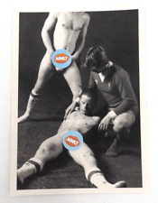 Cir 1960s 70s Exotic Soccer Player Men Physique Black white Photo Art Gay Int picture