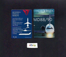 DELTA AIR LINES 2016 MD-88/90 PILOT COLLECTOR CARD #48 picture