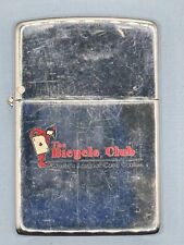 Vintage 1990 The Bicycle Club Card Casino Advertising Chrome Zippo Lighter picture
