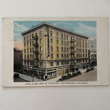 Postcard San Francisco CA Hotel Clark Eddy Taylor Streets picture