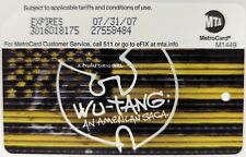 WU-TANG - NYC MetroCard, Expired-Mint Condition picture