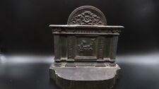 Antique Iron Victorian Women Pillars Greek Revival Bookend 5 Inches picture