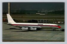 Boeing B-707-321B, Plane, Transportation Antique Vintage Souvenir Postcard picture