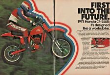 1978 Honda CR-250R - 4-Page Vintage Motorcycle Ad  picture