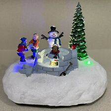 2022 Lemax Carole Towne Snow Day For Light Up LED Christmas Village Table Accent picture