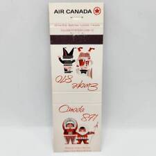 Vintage Matchbook Air Canada Europe 870 Canada 871 c.1965 picture